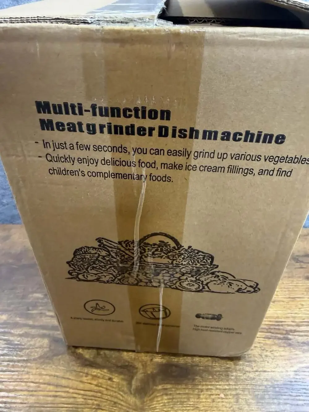 Multi-function Electric Meat Grinder and Food Processor with 304 Stainless Bowl